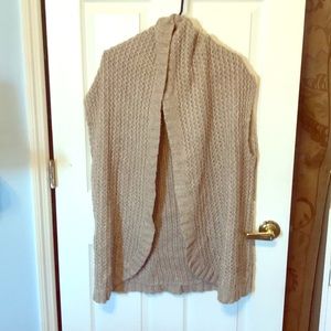 Tan sweater vest